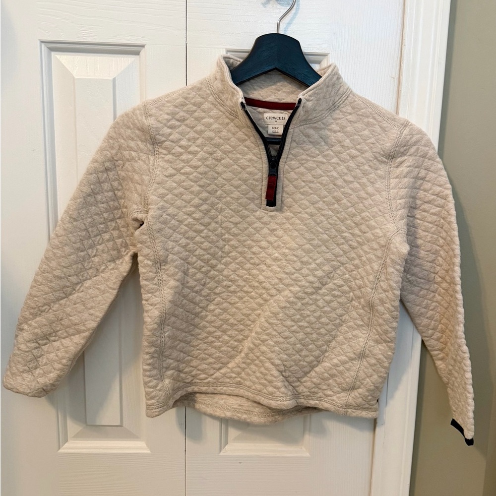 Crewcuts Cream Quilted Kids Sweater